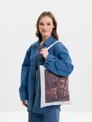 Светло-коричневый сумка-шоппер, сумка на плечо, пляжная сумка Бригада, Брат, Орда, разные принты