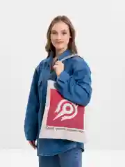Красный сумка-шоппер, сумка на плечо, пляжная сумка Бригада, Брат, Орда, разные принты