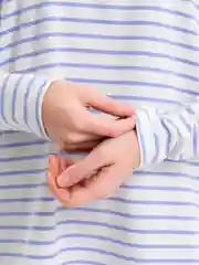 Лавандовый женская тельняшка, кофта в полоску, лонгслив