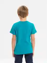 Лесной зеленый футболка для мальчика, с принтом, хлопок, 4 - 8 лет