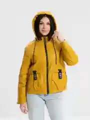 Желтый куртка женская