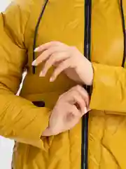 Желтый куртка женская