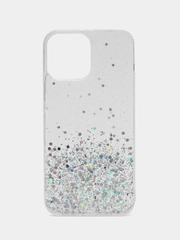 Прозрачный чехол для iPhone 11, 12, 13, 14, Pro, Max, силиконовый, блестящий