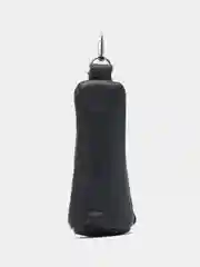 Синий меланж ключница из натуральной кожи