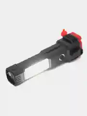 Красный фонарик многофункциональный , с зарядкой от USB, удобный в руке, с магнитом, резаком