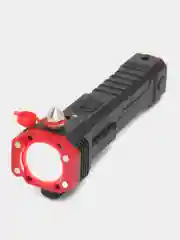 Красный фонарик многофункциональный , с зарядкой от USB, удобный в руке, с магнитом, резаком