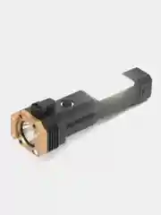 Желтый фонарик многофункциональный , с зарядкой от USB, удобный в руке, с магнитом, резаком