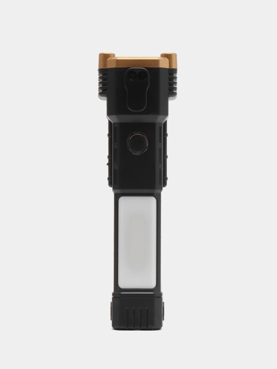 Желтый фонарик многофункциональный , с зарядкой от USB, удобный в руке, с магнитом, резаком