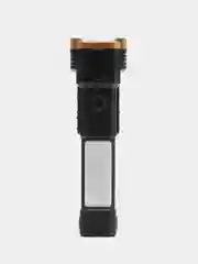 Желтый фонарик многофункциональный , с зарядкой от USB, удобный в руке, с магнитом, резаком