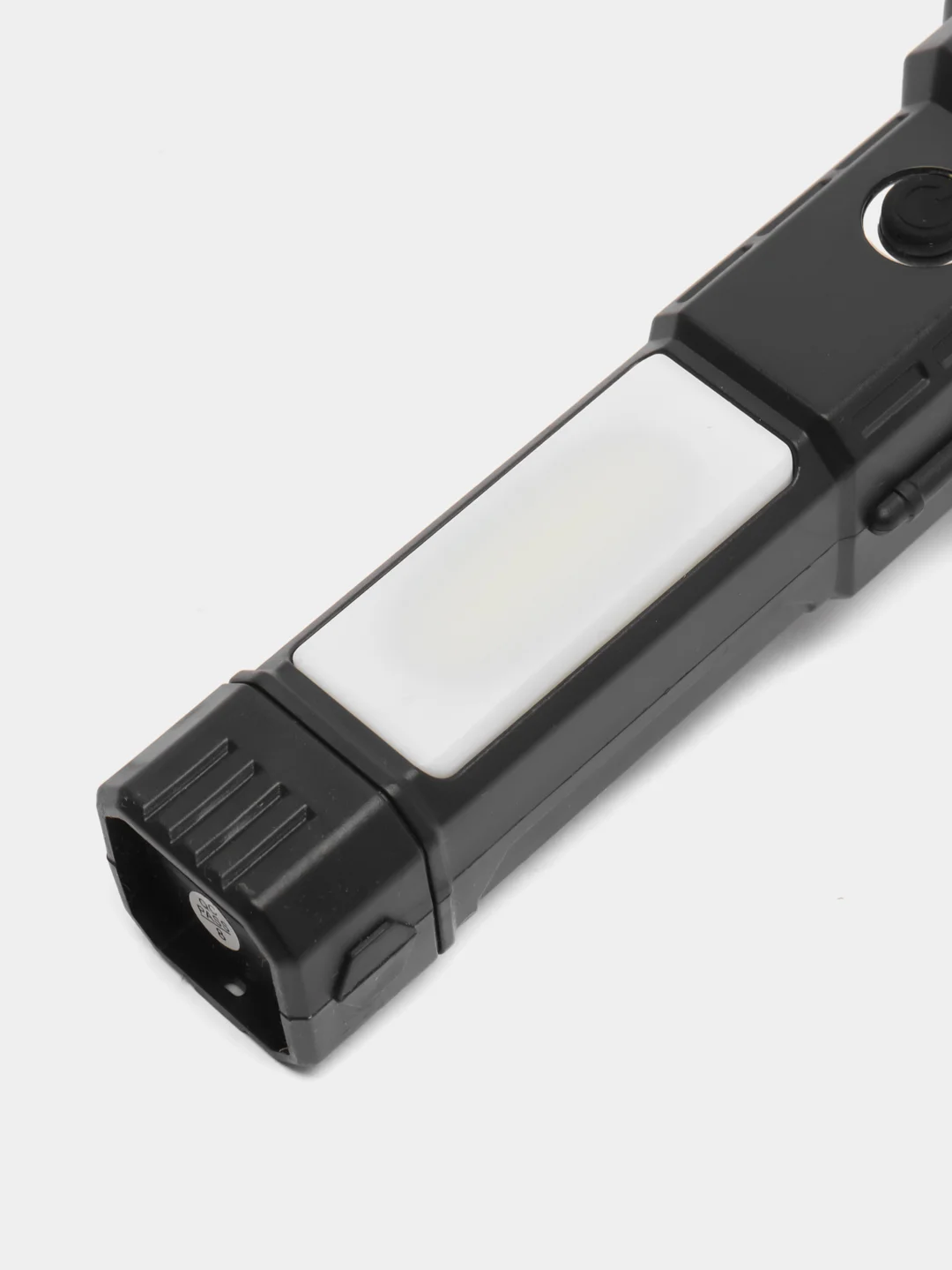 Желтый фонарик многофункциональный , с зарядкой от USB, удобный в руке, с магнитом, резаком