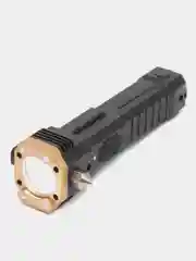 Желтый фонарик многофункциональный , с зарядкой от USB, удобный в руке, с магнитом, резаком