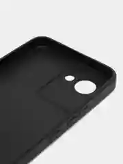 Угольный чехол Realme С30 Реалми  С30 силиконовый, матовый, черный