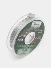 Черный поводковый материал COONOR мягкий (hook link soft) 20м, рыболовный карповый