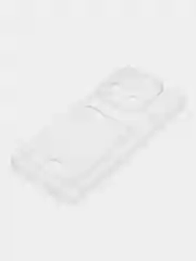Прозрачный чехол для Infinix Smart 6 Plus (Инфиникс Смарт 6 Плюс) прозрачный, с карманом для карты