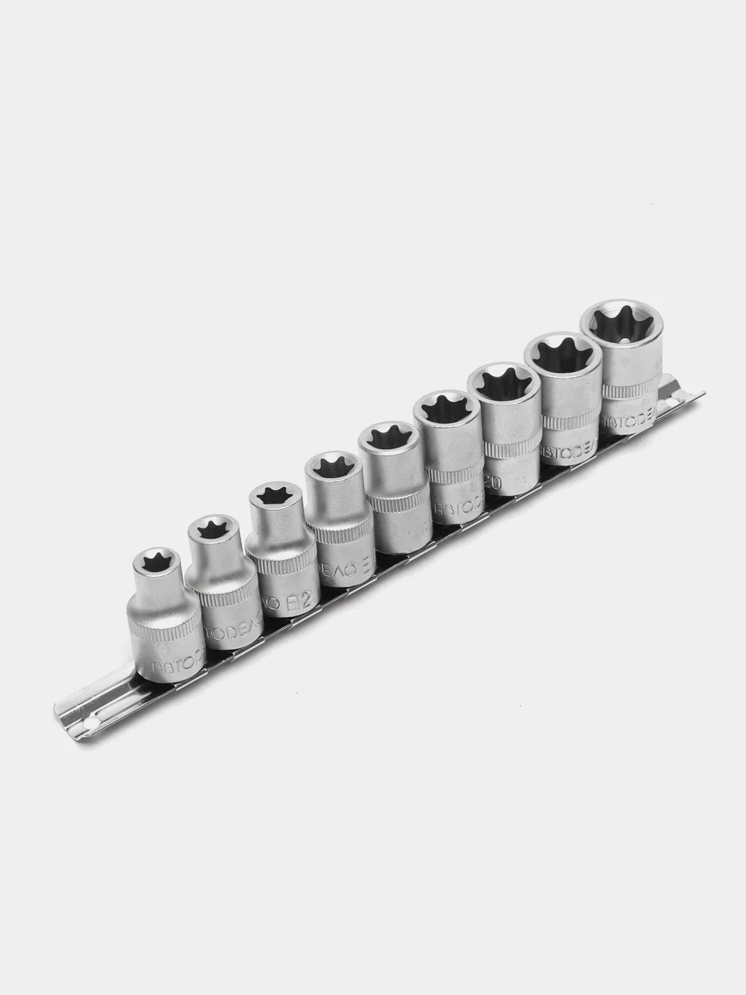 Набор головок Torx Е10-Е24 DR 1/2 (9предметов) Автодело 39839