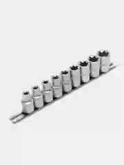 Набор головок Torx Е10-Е24 DR 1/2 (9предметов) Автодело 39839