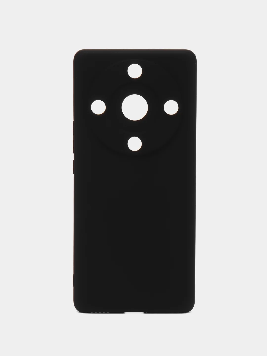 Фиолетовый чехол для Honor X9a 5G/Magic5 Lite силиконовый Broscorp, матовый, c бортиком-защитой камер