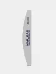 Пилка для ногтей 100/180 и 180/240 NAIL BAR, лодка, полукруг, овал для маникюра