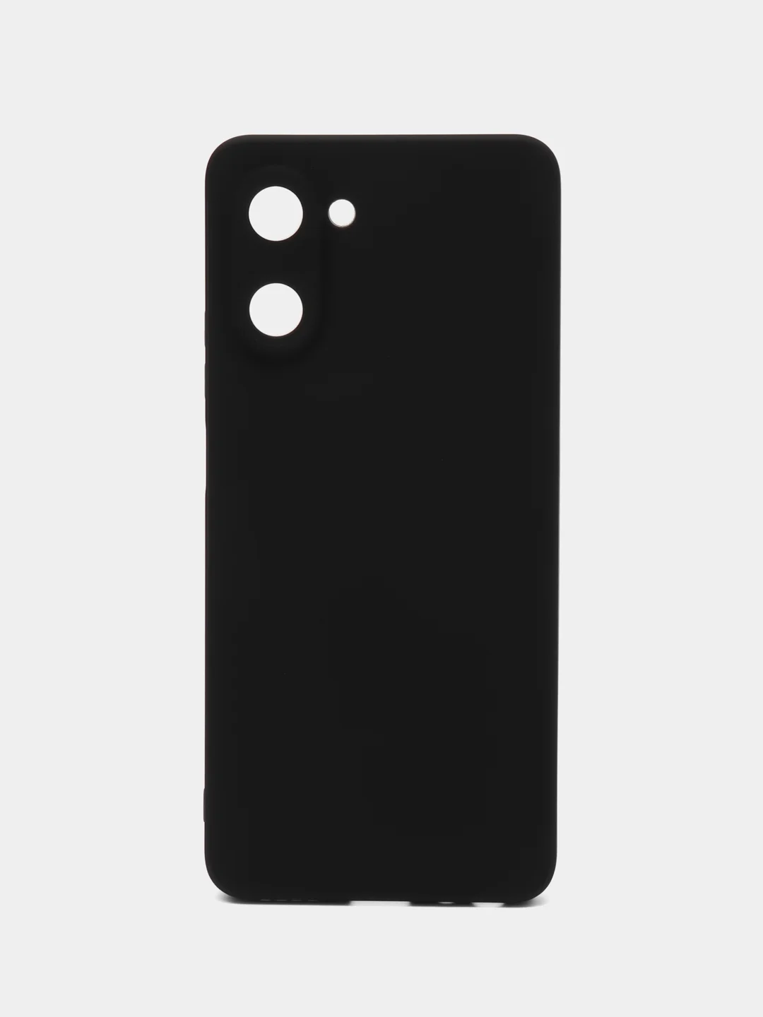 Черный чехол для Realme 10 Pro 5G силиконовый BROSCORP матовый, с бортиком-защитой вокруг камер