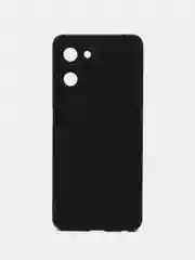 Черный чехол для Realme 10 Pro 5G силиконовый BROSCORP матовый, с бортиком-защитой вокруг камер