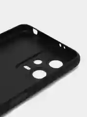 Черный чехол BROSCORP для Xiaomi Poco X5 5G, матовый, силиконовый, тонкий, бортик вокруг камер