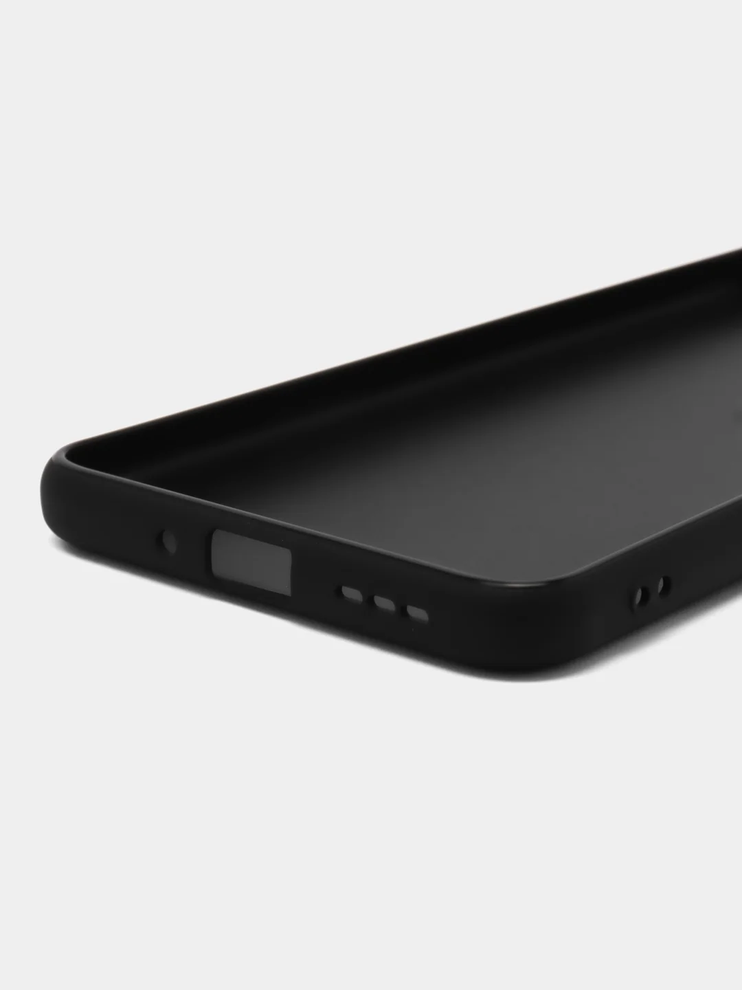 Черный чехол BROSCORP для Xiaomi Poco X5 5G, матовый, силиконовый, тонкий, бортик вокруг камер