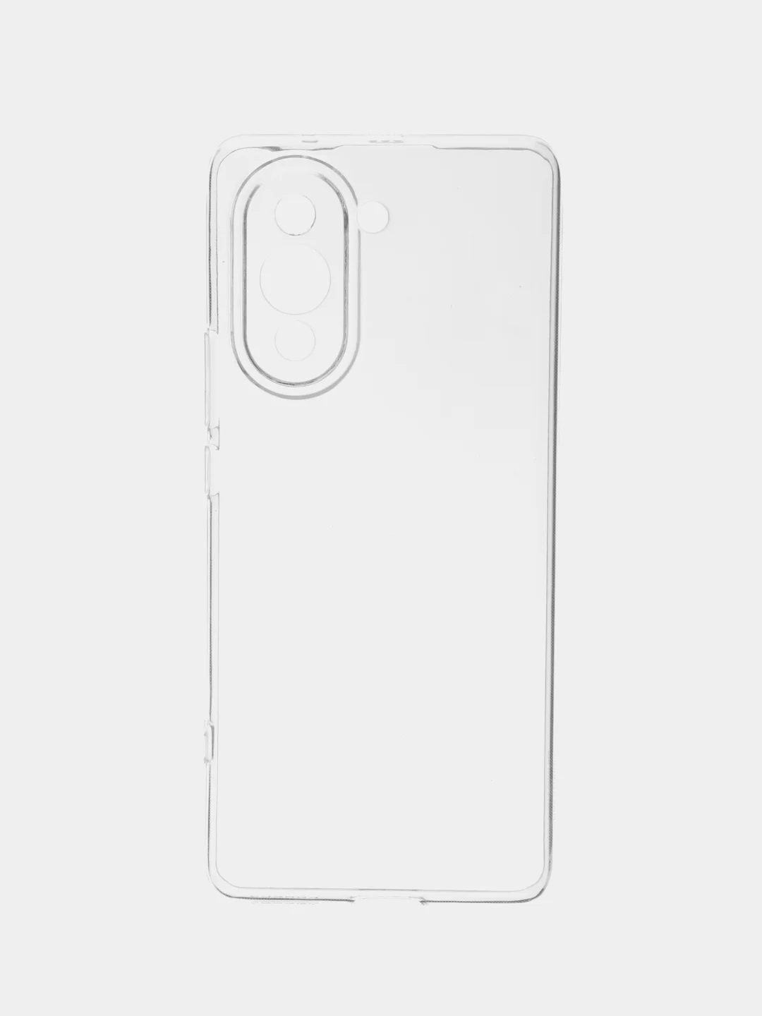 Прозрачный силиконовый чехол BROSCORP для Huawei Nova 10 Pro, с защитой камер и от прилипания