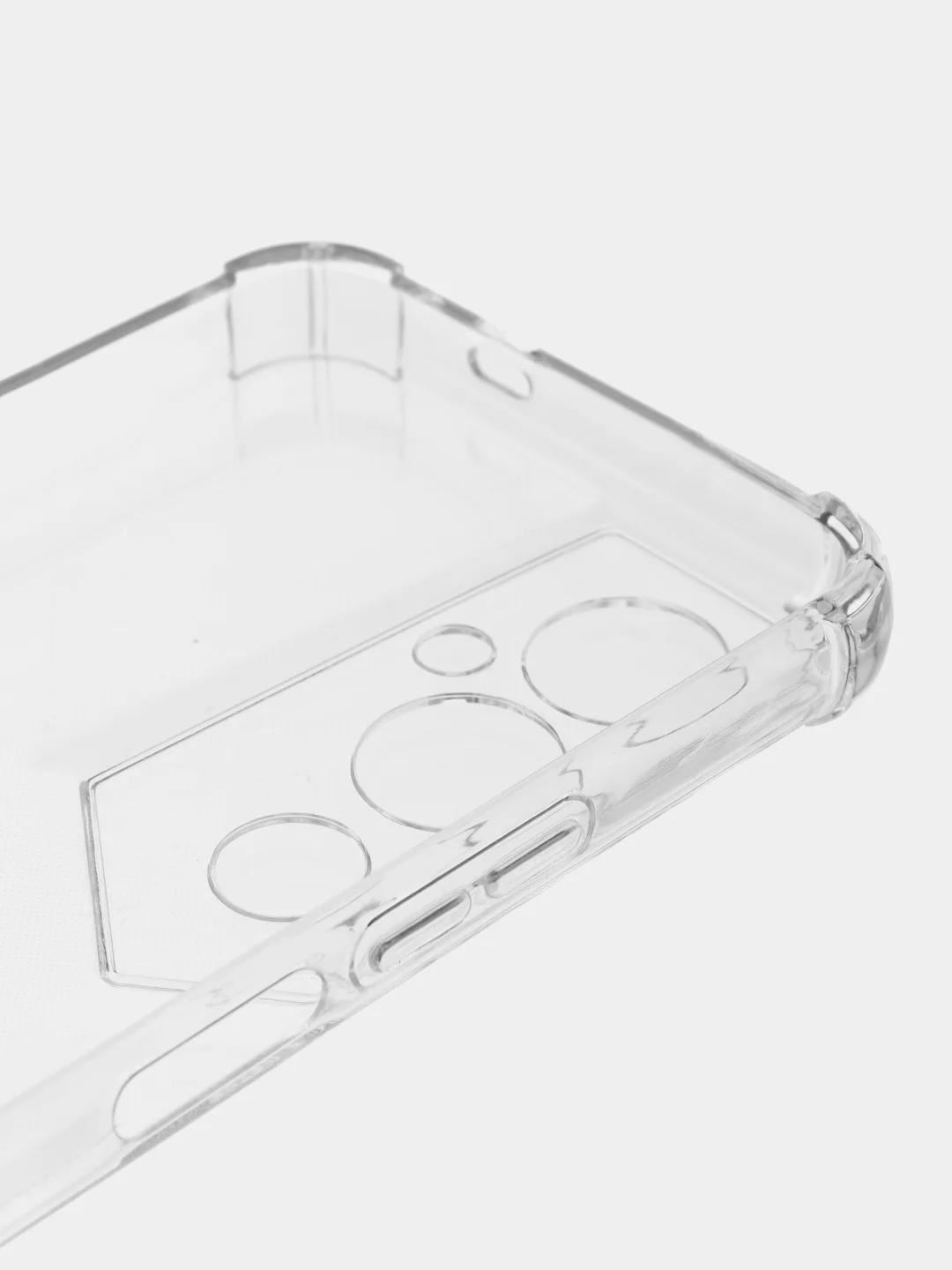 Прозрачный противоударный чехол BROSCORP для Tecno Pova 4 Pro, силиконовый, с усиленными углами