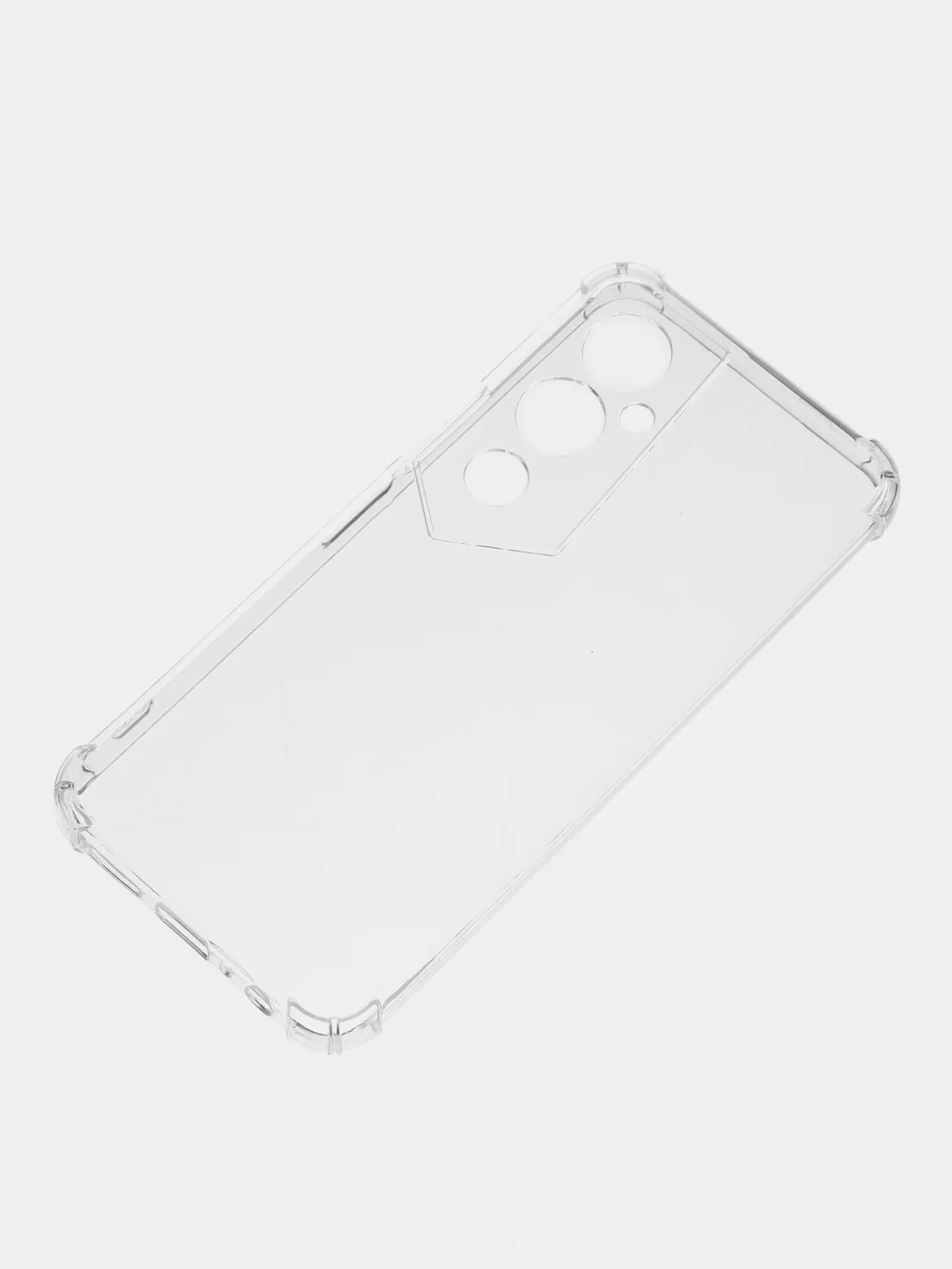 Прозрачный противоударный чехол BROSCORP для Tecno Pova 4 Pro, силиконовый, с усиленными углами