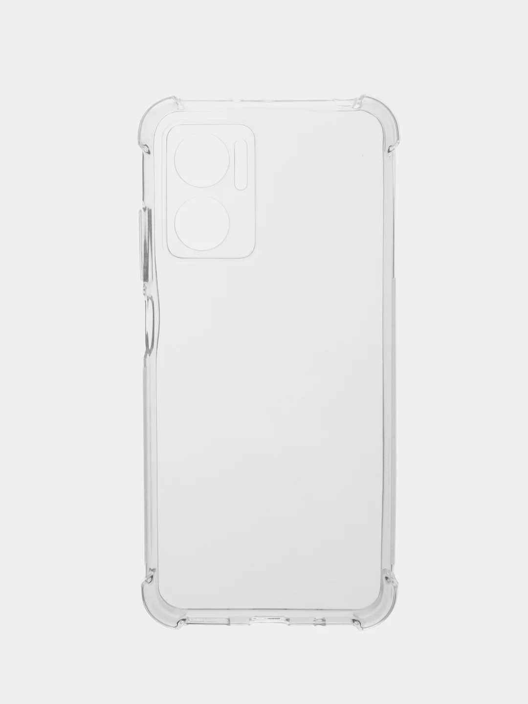 Прозрачный противоударный чехол BROSCORP для Xiaomi Redmi 10 5G и Redmi Note 11E силиконовый