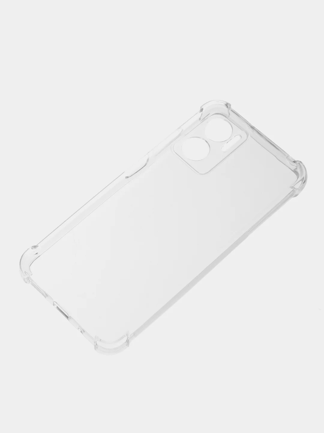 Прозрачный противоударный чехол BROSCORP для Xiaomi Redmi 10 5G и Redmi Note 11E силиконовый
