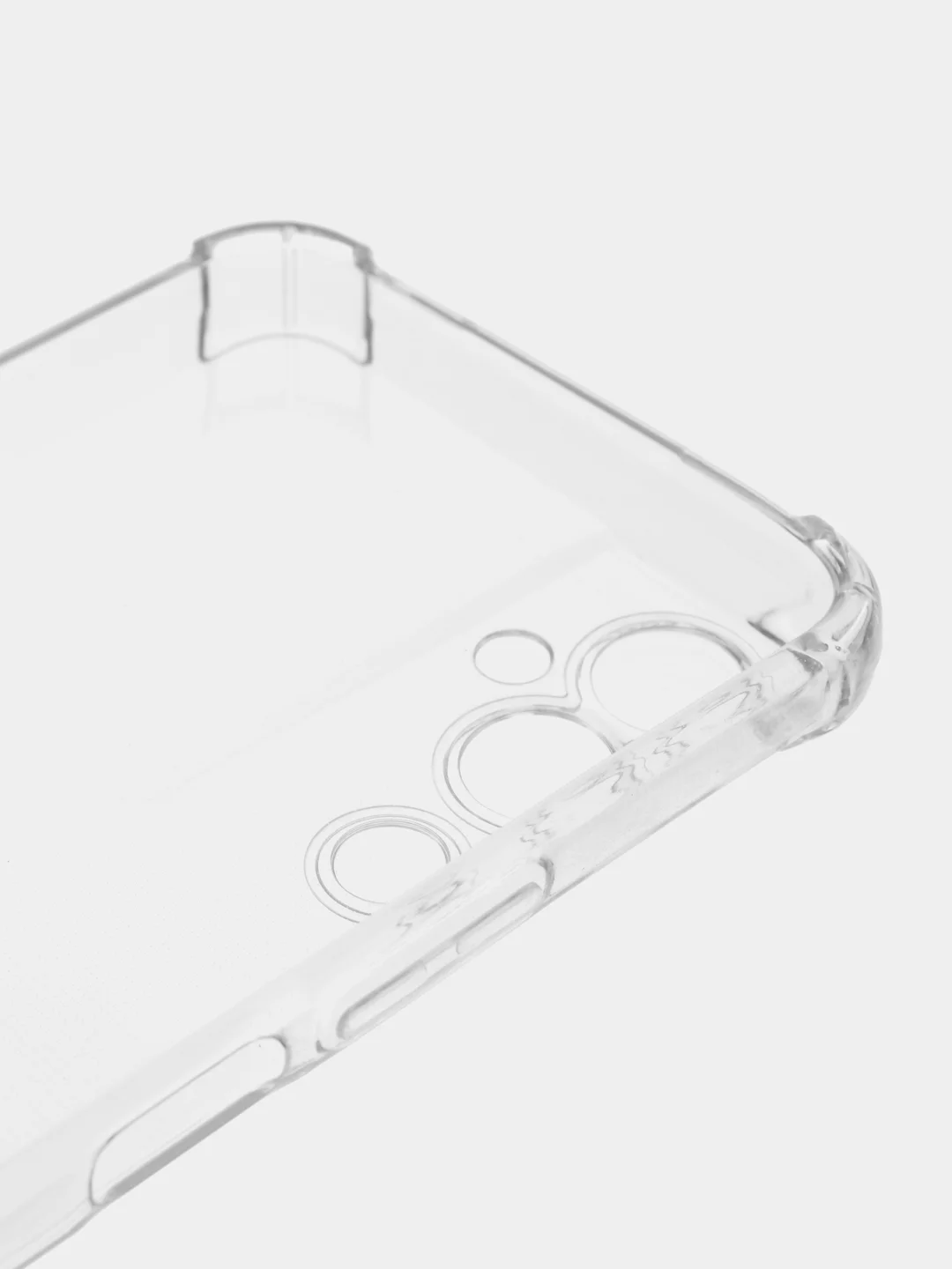 Прозрачный противоударный чехол BROSCORP для Tecno Pova Neo 2, силиконовый, с усиленными углами