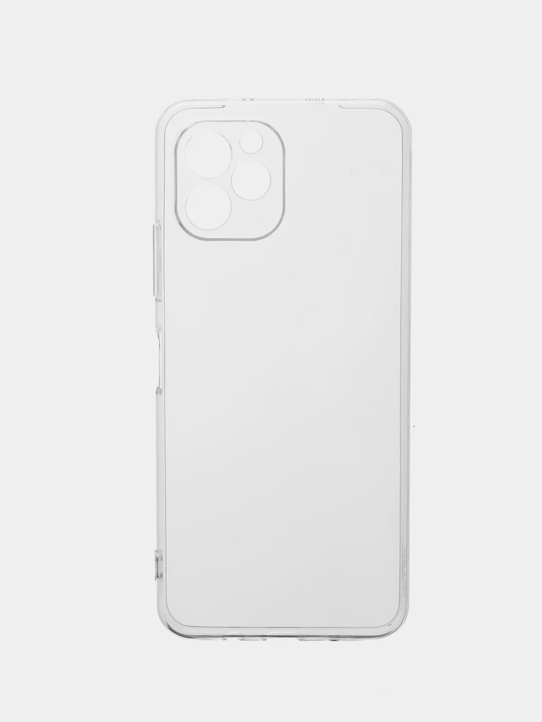 Прозрачный силиконовый чехол BROSCORP для Huawei Nova Y61, с защитой камер и от прилипания