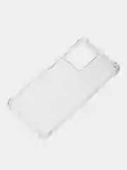 Прозрачный противоударный чехол BROSCORP для Xiaomi Poco X5 Pro 5G, силиконовый, с усиленными углами