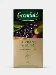 Чай в пакетиках Greenfield Карэнт энд Минт черный, 25 пак
