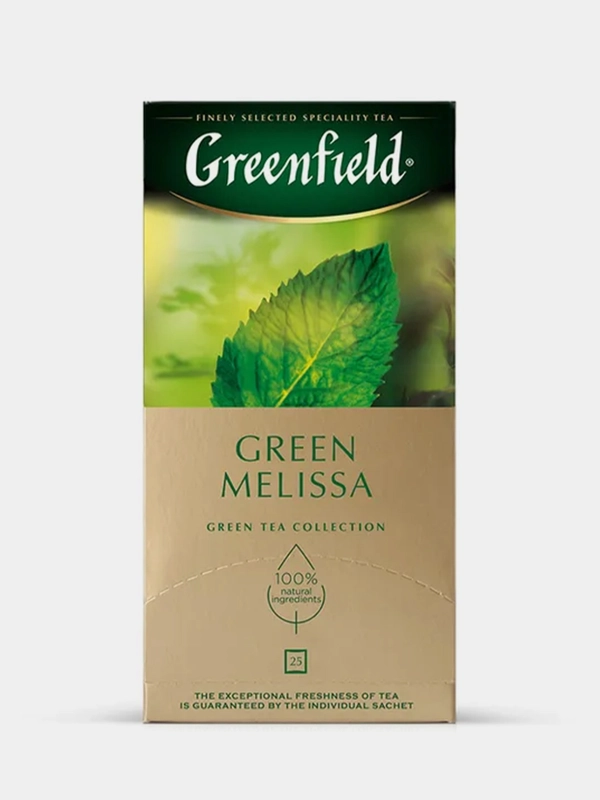 Чай в пакетиках Greenfield Грин Мелисса зеленый, 25 пак