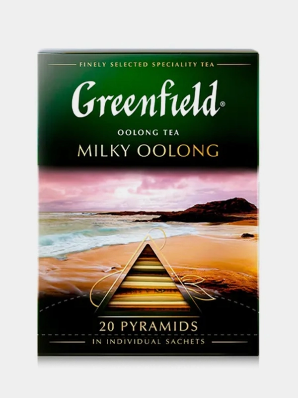 Чай в пирамидках Greenfield Милки Оолонг оолонг с доб., 20 пирамидок