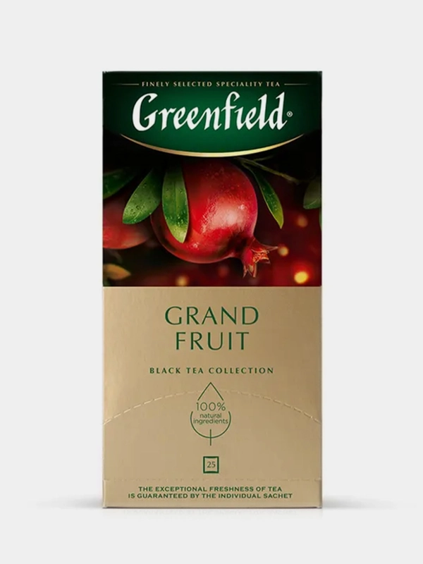 Чай в пакетиках Greenfield Гранд Фрут черный, 25 пак