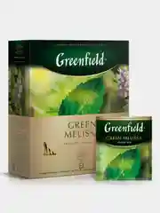 Чай в пакетиках Greenfield Грин Мелисса зеленый, 100 пакетиков