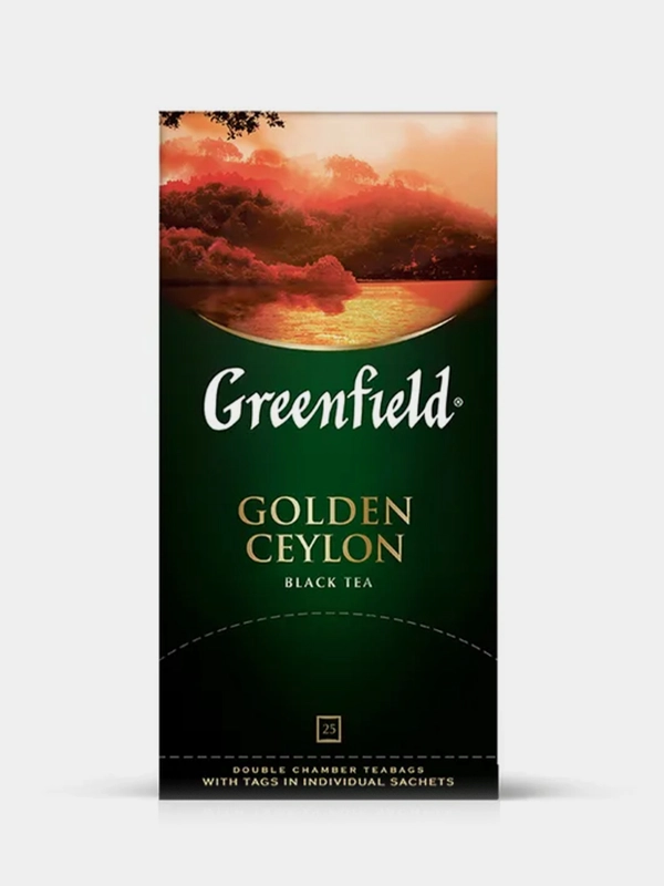 Чай в пакетиках Greenfield Голден Цейлон черный, 25 пак