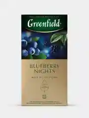 Чай в пакетиках Greenfield Блюберри Найтс черный, 25 пак