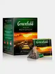 Чай в пирамидках Greenfield Рич Цейлон черный, 20 пирамидок