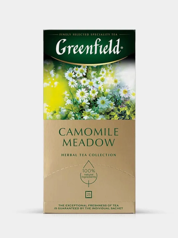 Чай травяной Greenfield "Camomile Meadow", 25 пакетиков по 1,5 г