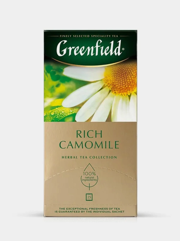 Чай травяной Greenfield "Rich Camomile", 25 пакетиков по 1,5 г