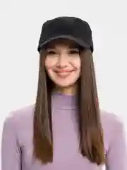 Черный бейсболка немка, мужская/женская