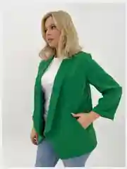 Салатовый пиджак женский, большие размеры