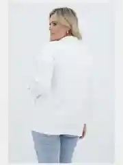 Белый пиджак женский, большие размеры