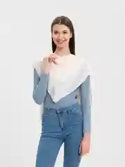 Молочный платок женский