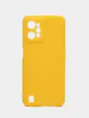Желтый чехол для Realme C31 силиконовый, с защитой камеры