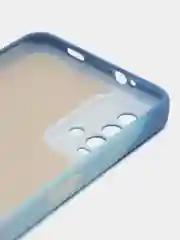 Небесно-голубой чехол Xiaomi Poco M3, Сяоми Поко М3 силиконовый, с мягким подкладом